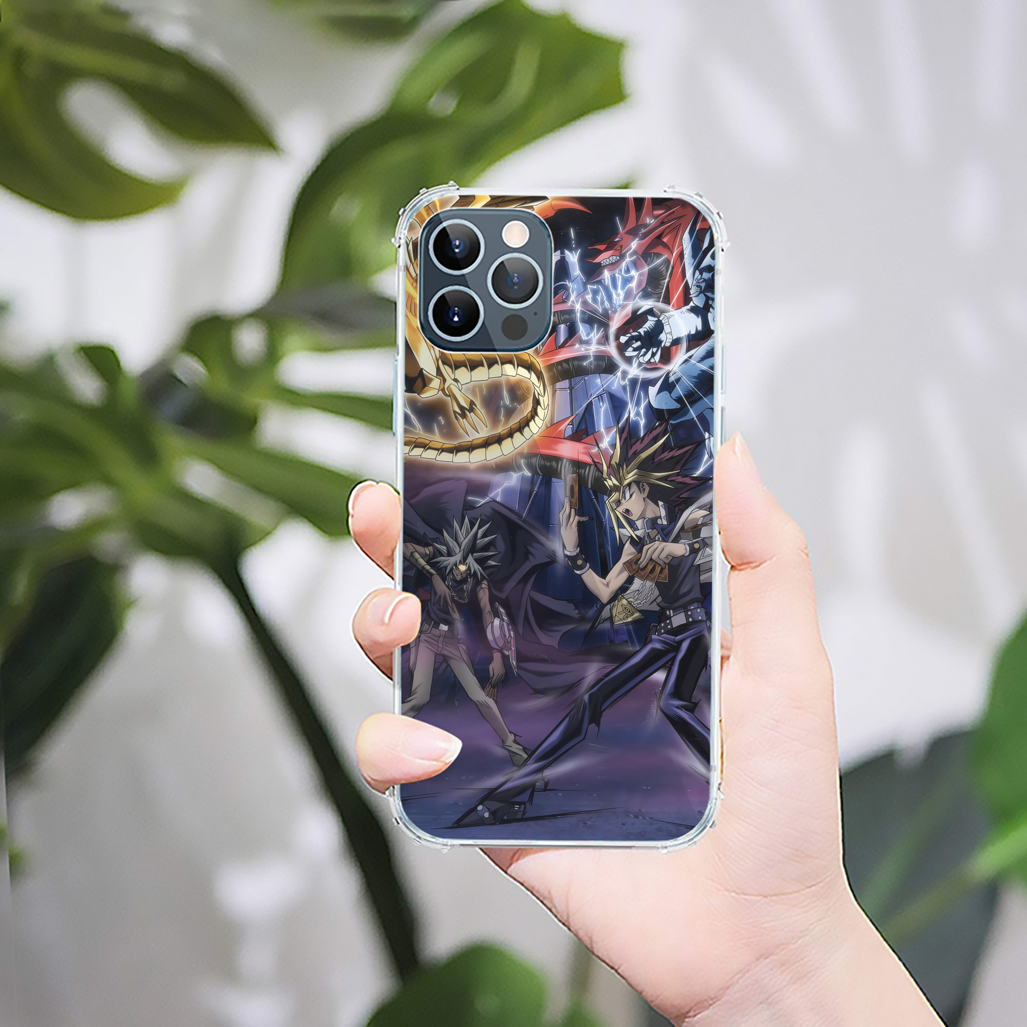 （画像用） 遊☆戯☆王 Yu-Gi-Oh! 【iPhone 12シリーズ対応】透明スマホケース（クリアソフトケース）